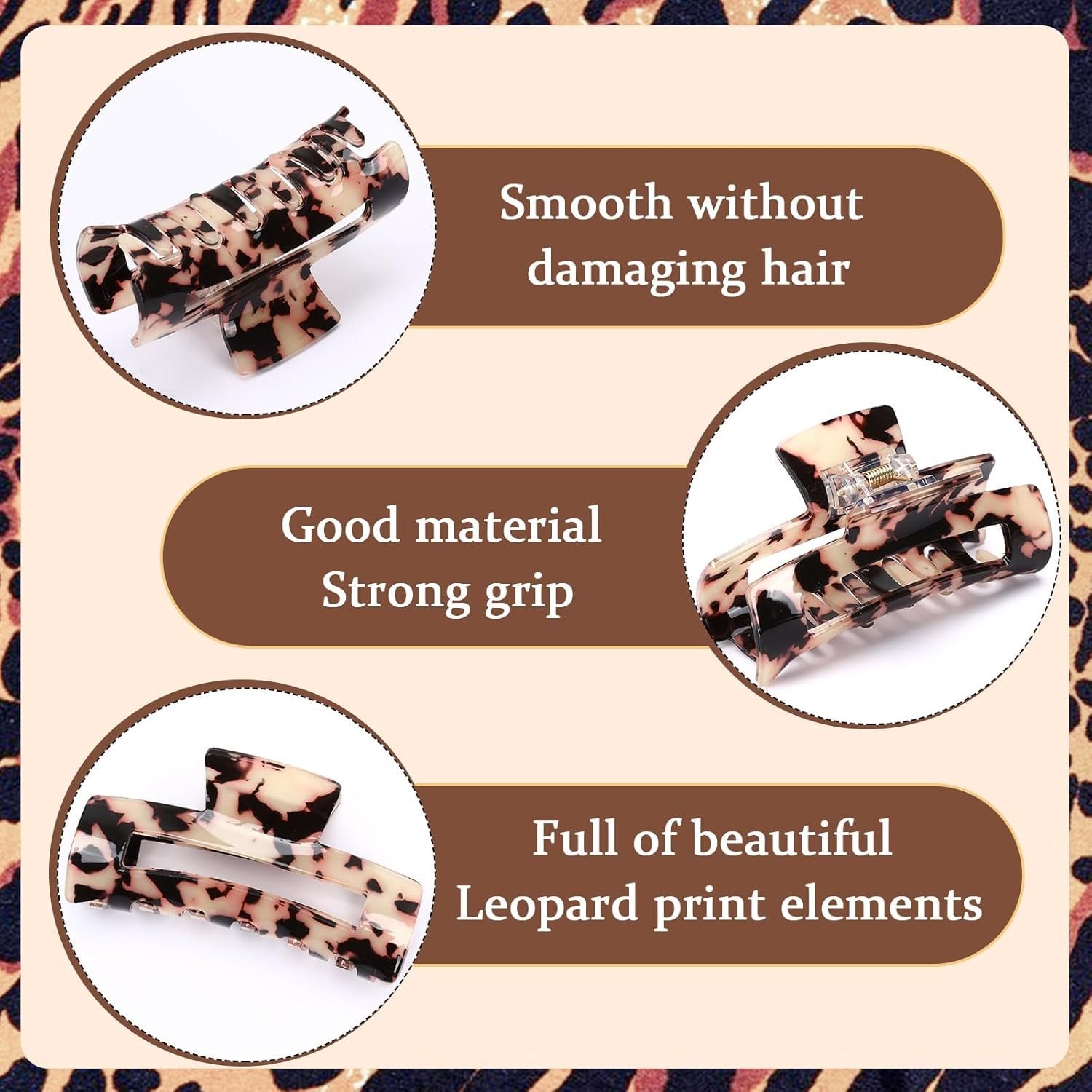 Volumette Tortoise Claw Clips (4-Pack) - Image 5