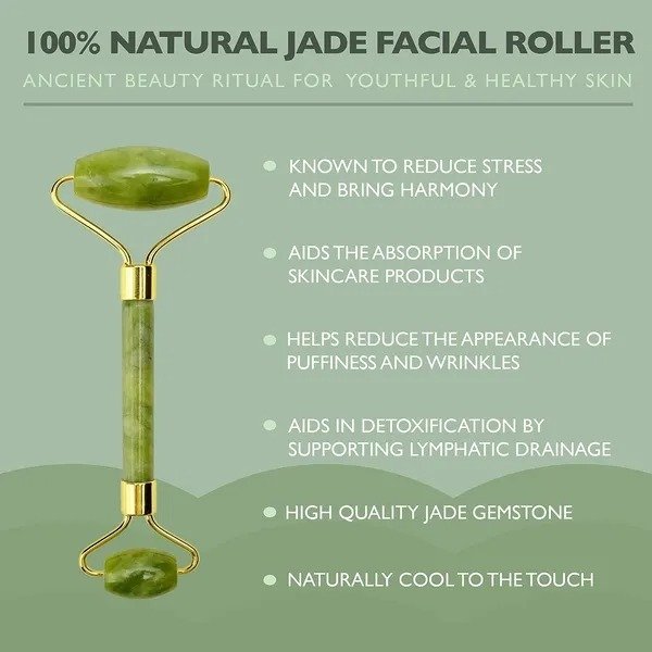 Volumette Jade Roller + Ice Face Mask Set - Image 2