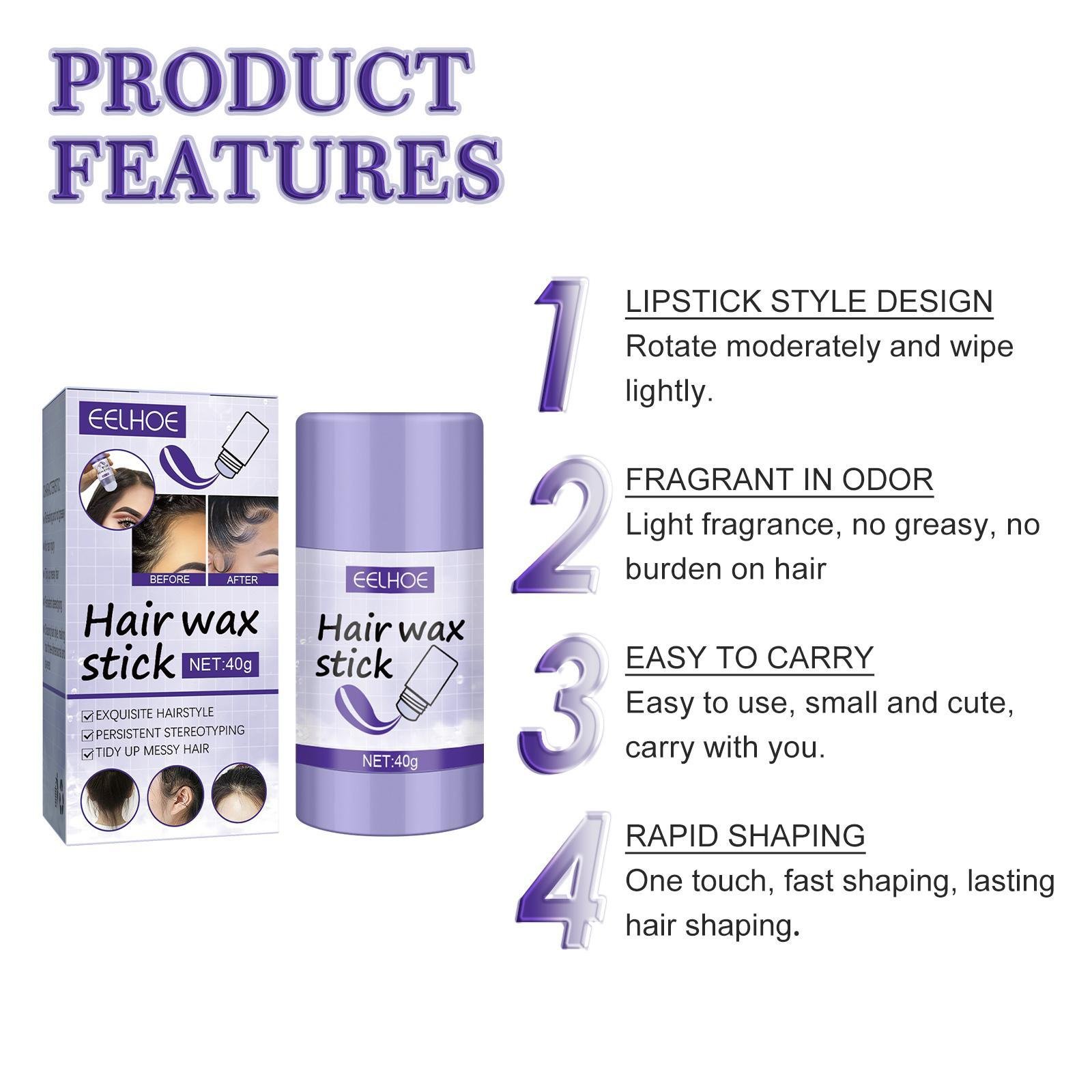 Volumette Flyaway Finishing Wax Stick - Image 5