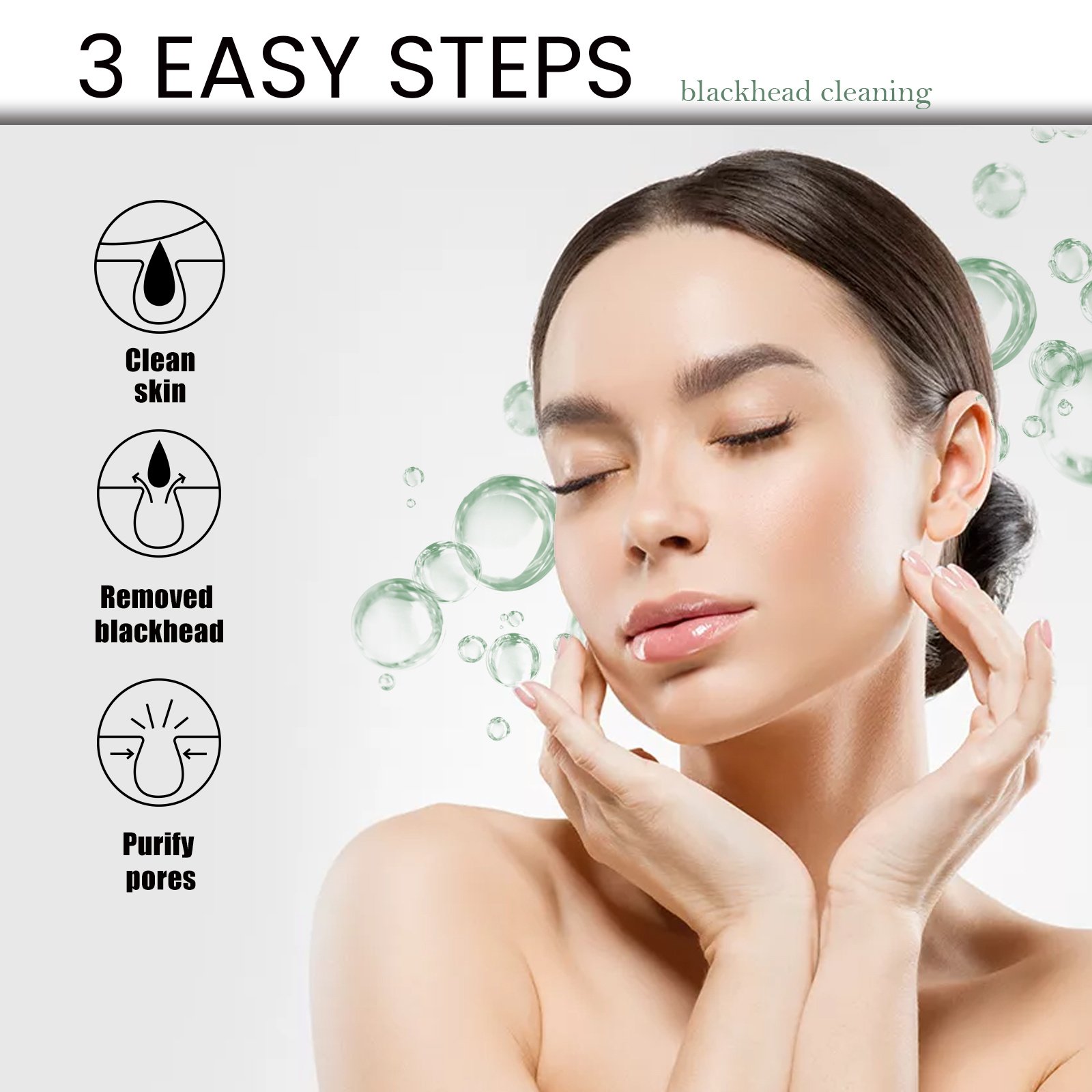 Volumette Complete Pore Kit (Blackhead Cream + 40 Pore Strips) - Image 3